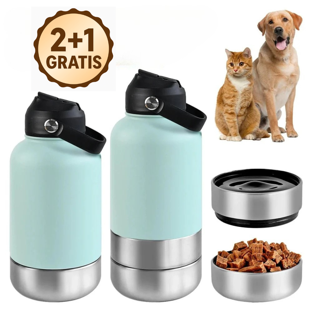 FurHydro™ 3-in-1 Water- en Voerfles