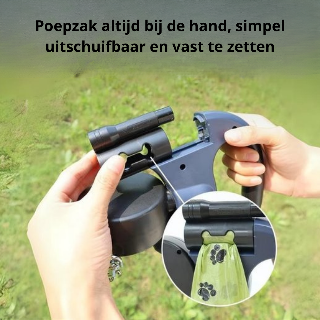 FurDuoLeash™ Dubbele Hondenriem met Anti-Knoop Systeem