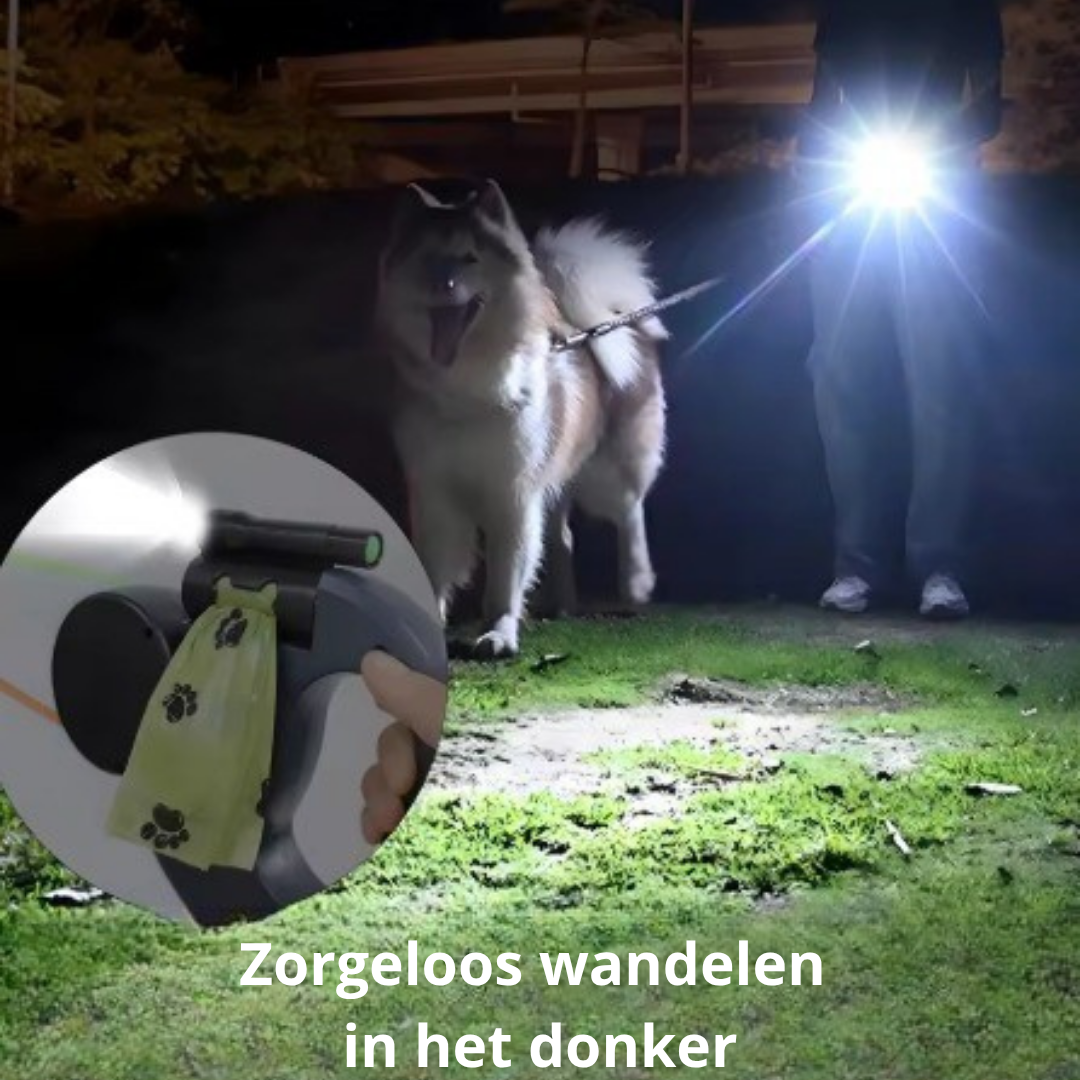 FurDuoLeash™ Dubbele Hondenriem met Anti-Knoop Systeem